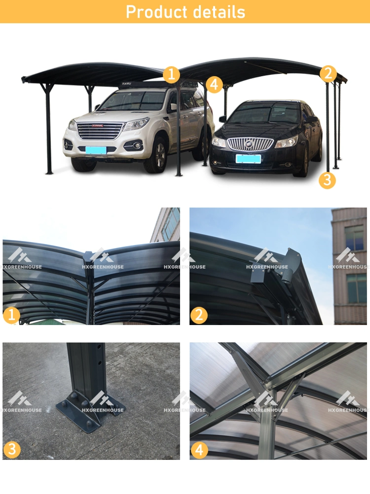 Steel Car Garage China Model Mobile Folding for Car Parking Hxpc