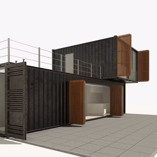 Temporary Office Prefabricated House Pre Fab Houses House Knock Container House